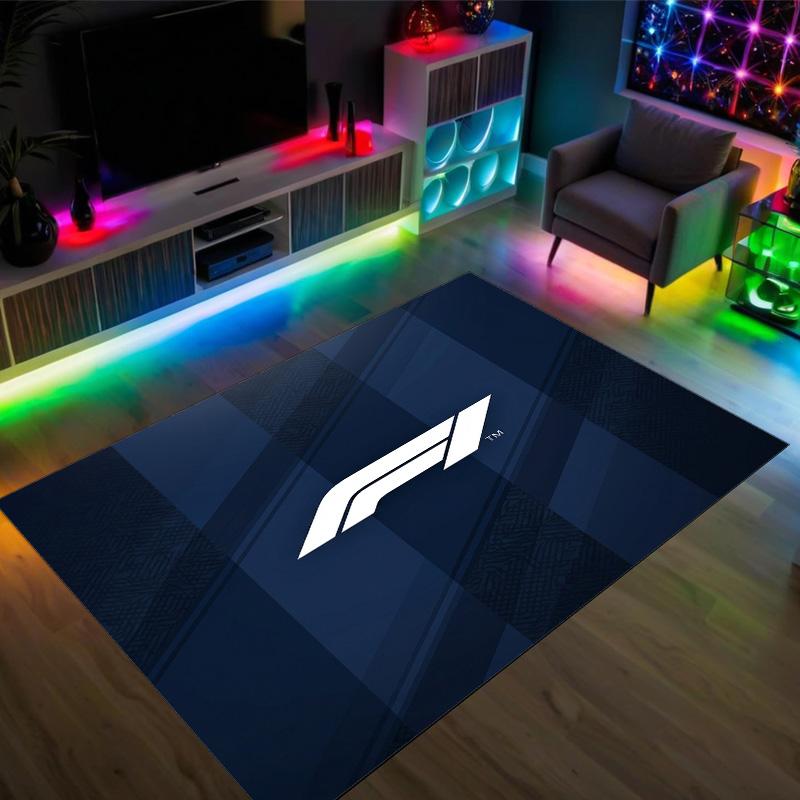 F1 Design Crystal Velvet Carpet Cozy Non?Slip Printed Rug For Bedroom Living Room Entrance