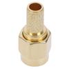 5Pcs Sma Male Plug Rf Coaxial Connector Crimp For Rg58 Rg142 Rg400 Lmr195