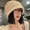 Корейская версия новых цветных вязаных шапок Jelly Bean для женщин, летние тонкие шапки Show Face, маленькие повседневные универсальные шапки