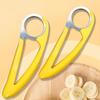 Stainless Steel Banana Slicer Banana Fruit Divider Ham Sausage Cutting Fruit Knife Artifact Banana Cutting Tool
