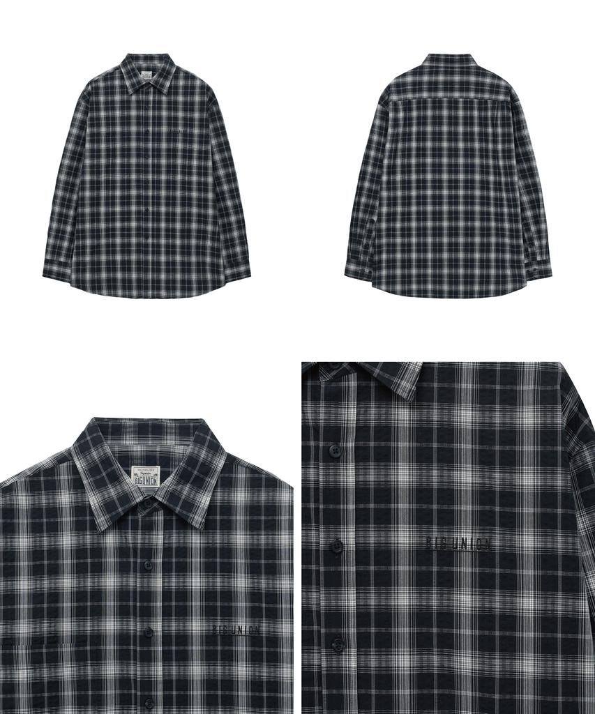 BIG UNION Multi-Check Shirt (Black)