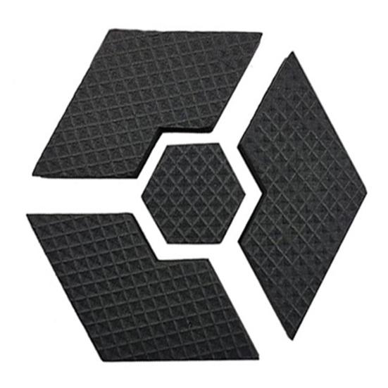 Подставки под цветочные горшки Шестиугольные Невидимые Коврики под ножки для цветочных горшков Нескользящие Садовые Подкладки Подставки под ножки для кашпо для комнатных и уличных кашпо Сад