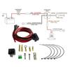 Electric Fuel Pump Relay Kit, Fuel Pump Wiring Harness Bypass, Fuel Pump Relay Replacement, 40-Amp Waterproof Relay