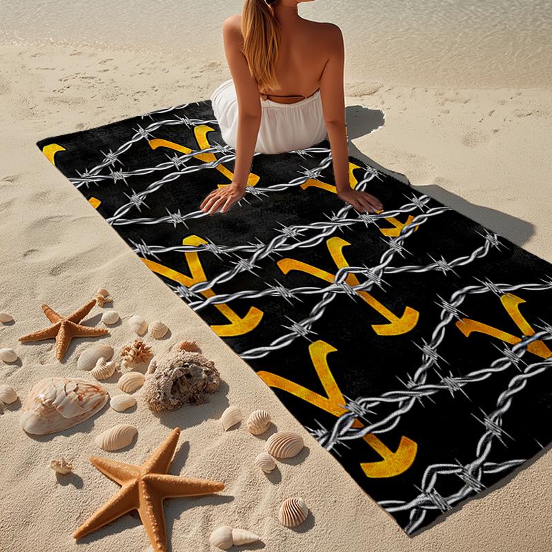 Western Adventure Romance Beach Towel, Super Soft Microfiber, Gift for Her/Him, Birthday, for Pool, Beach, Travel, Home Decor Fan gifts