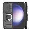 Противоударный чехол для Samsung Galaxy S24 FE Чехол Samsung S24FE Держатель-кольцо Магнитная задняя крышка для Samsung S24 FE Чехол с выдвижным окошком