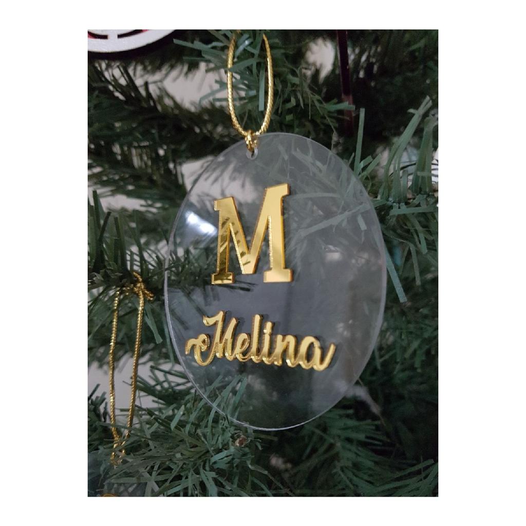 Золотая сосна из плексигласа и орнамент зеркала заднего вида