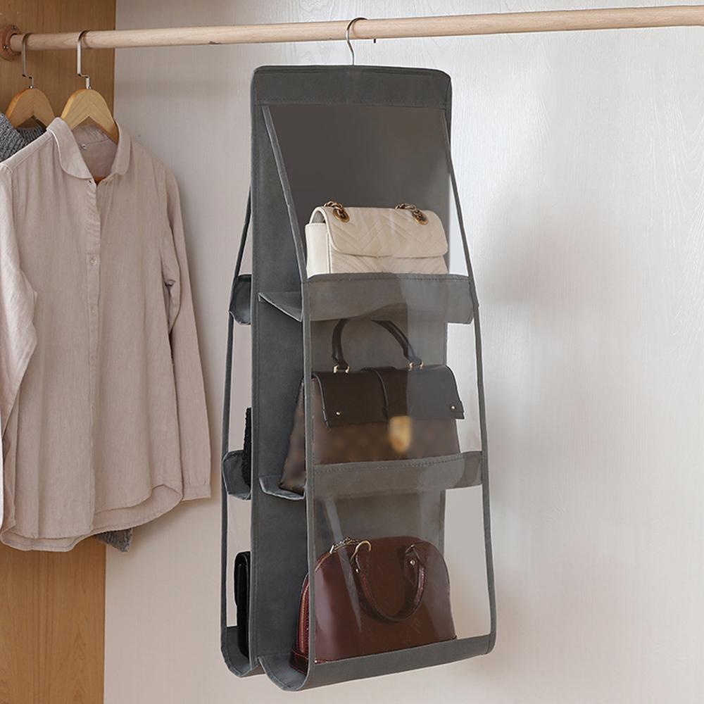 Bag Storage Hanging Bag Hanging Transparent Storage Bag Bedroom Wardrobe Storage Dustproof Bag