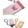 Portable Women's Silicone Glasses Storage Bag Anti-Prure Sunscreen Bag Waterproof Wear-Resistant Hanging Bag for Eyewear