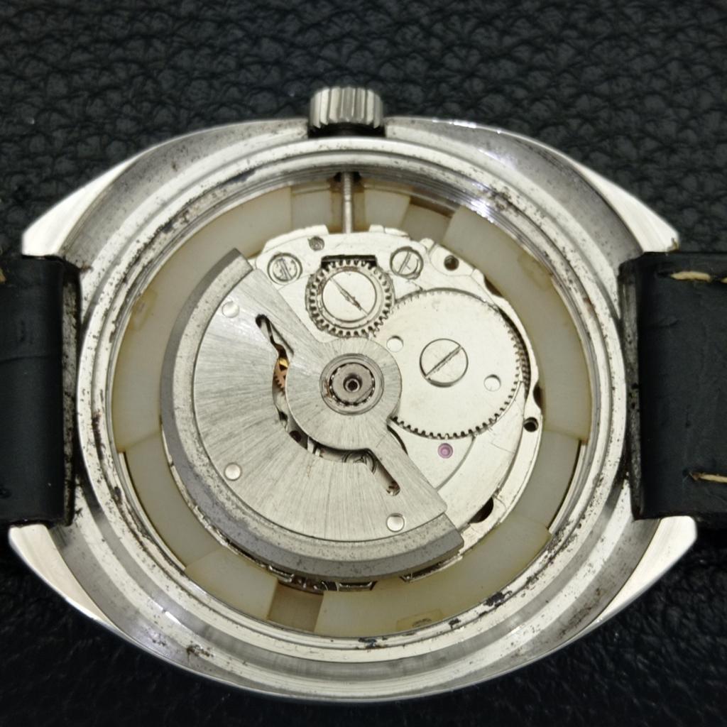 USED HMT KANCHAN DELUXE 6501 AUTOMATIC INDIAN MENS RED DIAL WATCH A432206-2 R110-a432206