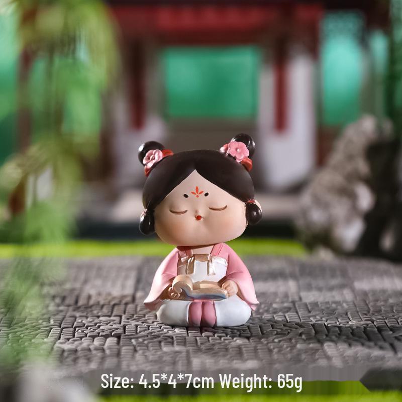 Креативный держатель для телефона в стиле династии Тан: Изысканный орнамент из смолы