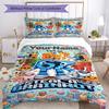 Roblox 207 Customize your name Bedding Set Breathable Duvet Cover with Pillowcases Home Decoration Birthday Gift