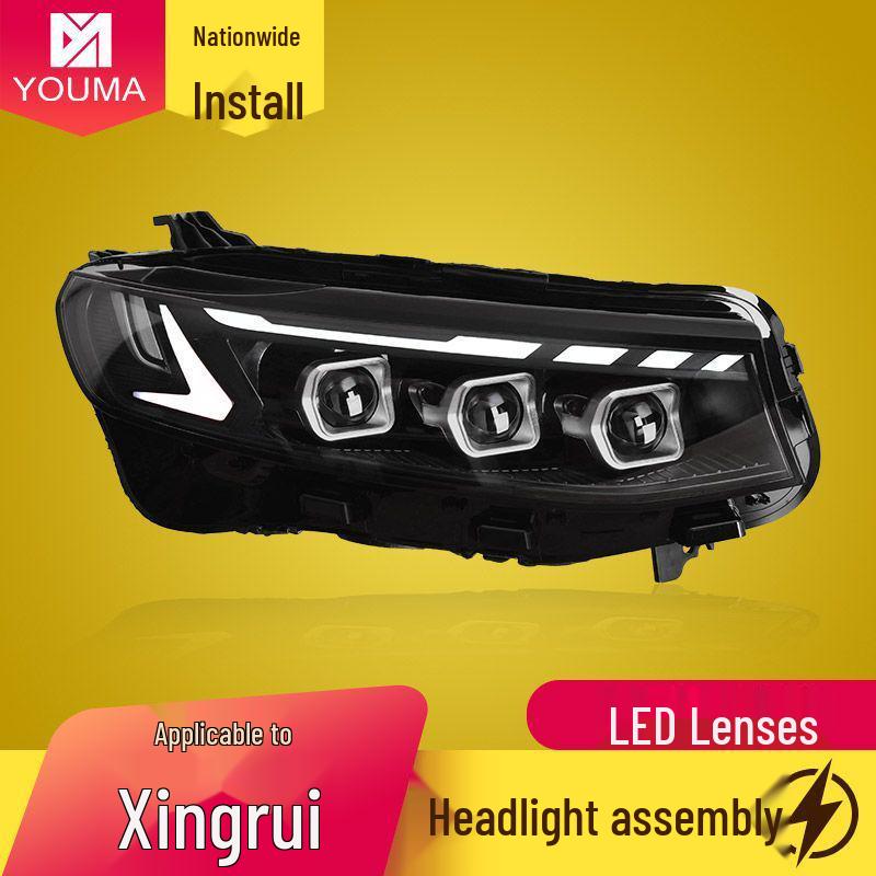Compatible LED Projector Headlights with Sequential Turn Signals for Geely Xingrui 2020-2025 Models