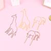 4Pcs  Animal Theme Happy Birthday Acrylic Wood Cake Topper Giraffe Cake Toppers