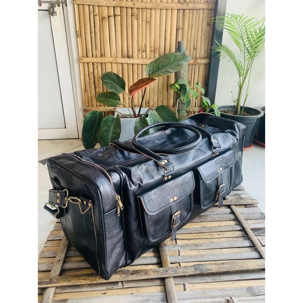 Кожаная дорожная сумка Duffel 30'', чемодан, черная, предложение Weekender, ограниченное по времени, сумка 9 x 7 дюймов