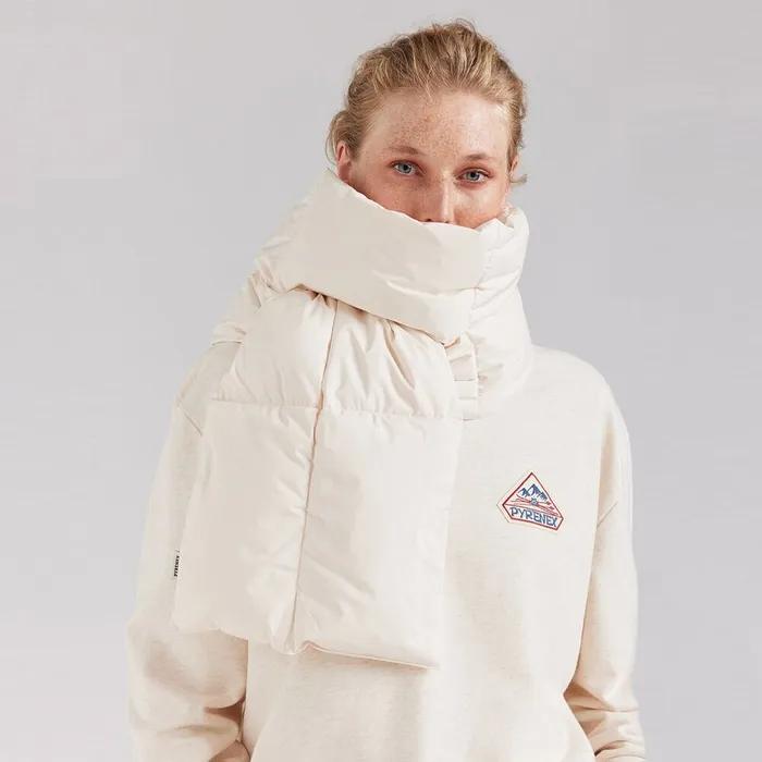 LUCIANA Down Muffler - CHALK