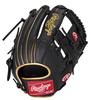 Rawlings SELECT PROLITE Baseball Throw Glove, GR5SPLN62, Infielder's, Black, 11.25 Inches, Right-Handed