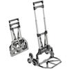 Складная тележка - athlon tools - алюминий - 70 кг - колеса на подшипниках - телескопическая ручка 110 см
