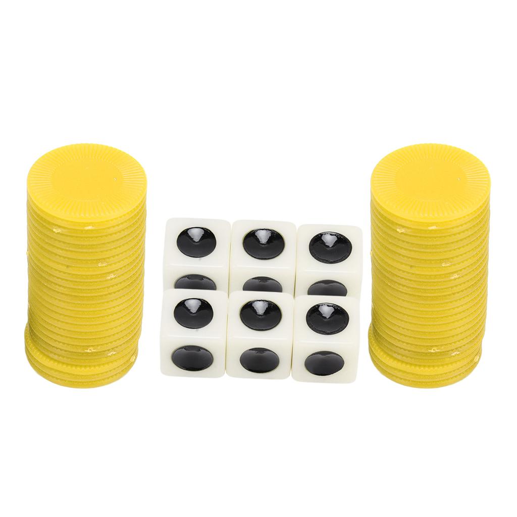 2 набора Левый Правый Центр Игра в кости 16 мм с 3 кубиками 24 фишки для семейных вечеров, встреч с друзьями, игр, вечеринок, красный