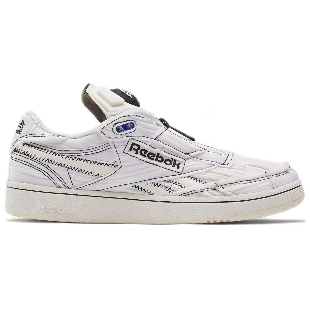 Reebok Market x Club C 85 Pump 'Chalk Black' Мужские 100069832