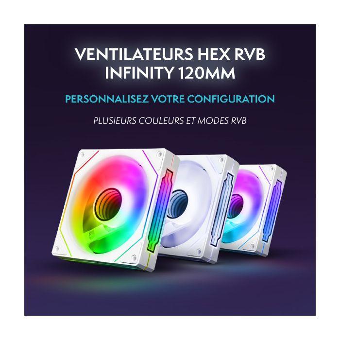 Vibox V-160 PC Gamer Complet • 23" Écran • Ryzen 5 5500 • RTX 3050 6 Go • 16 Go RAM • 500 Go SSD • Windows 11 • WiFi 6 + Bluetooth
