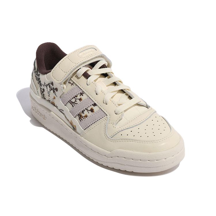 adidas Originals Forum 84 Low Кожа Классические Повседневные Низкие Кроссовки Унисекс Кроссовки Молочно-Белые GV6707