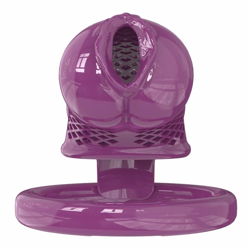High Quality Pink Chastity Cage for Male Sissy Bondage Penis Lock Devices with 6 Size Cock Rings Slave Training Sex Toys for Man