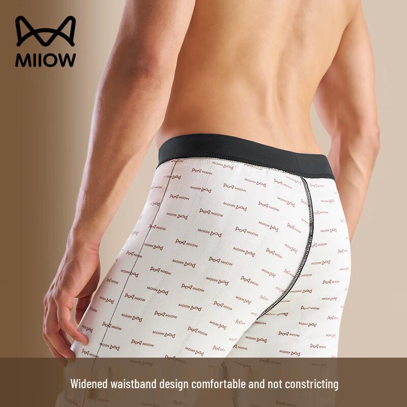 MIIOW Мужские утолщенные термобрюки из 100% шерсти