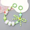 Beaded Phone Lanyard Plush Hairball Beads Phone Chain Creative Cell Phone Strap  Phone Accessories