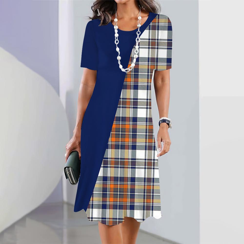 Новые женские платья с принтом бабочек и цветов, элегантные платья миди, летнее цельное платье больших размеров для женщин