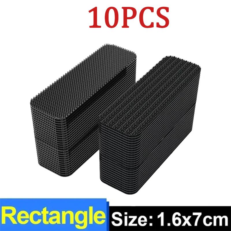 Автомобильная ковровая лента Универсальный зажим для коврика для пола Фиксирующий кронштейн Захват Самоклеящаяся застежка Наклейка Заплатки для фиксации автомобильного коврика для пола