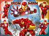 Puzzle 100 pièces XXL, Le puissant Iron Man / Marvel Avengers, 00013377, A partir de 6 ans, Ravensburger, MARVEL HEROS