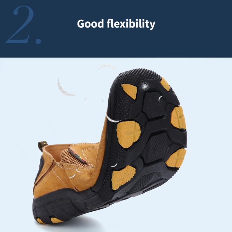 Plus Size 39-48 Men Genuine Leather Casual Shoes Comfortable Soft Sole Anti Slip Daily Walking Driving Office Loafers for Daily Wear Business