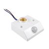 E27 Lamp Bases 100-240V Automatic Human Body Infrared PIR Sensor Bulb Light PIR Motion Detector Wall Lamp Holder Socket