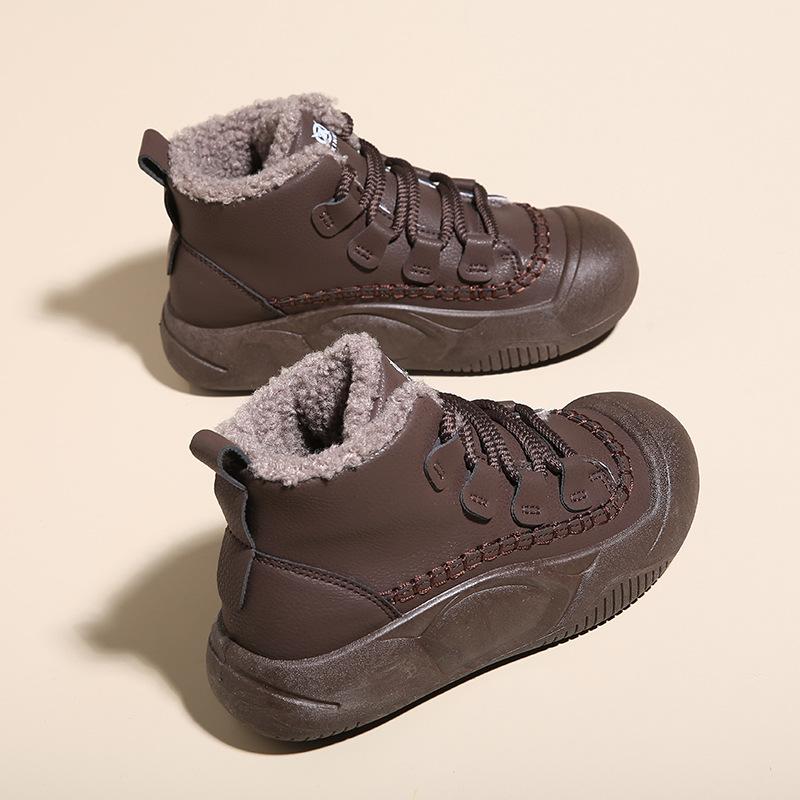 Женская обувь на шнуровке Женские зимние ботинки Круглый носок Элегантный средний каблук Черные ботинки на шнуровке в стиле гяру 39 Дизайнерская роскошь Новинка