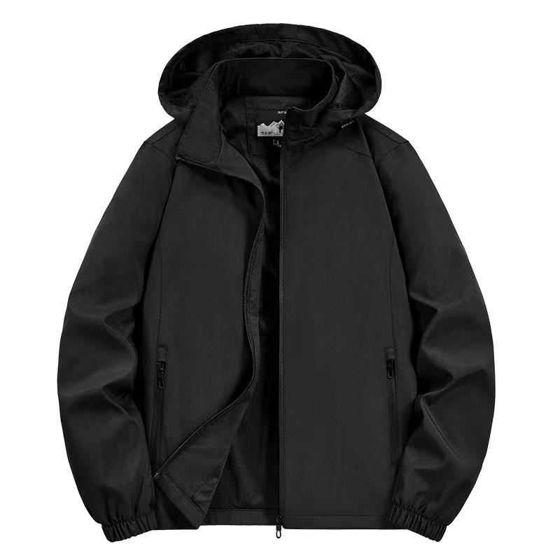 Мужские куртки весна-осень уличное ветрозащитное повседневное пальто с капюшоном куртка ранней весны тренд