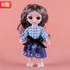 Милая кукла-принцесса для свадьбы, 17 см, 1/12, с одеждой, DIY игрушки, подвижные суставы, модная фигурка для переодевания, подарок, детские BJD куклы