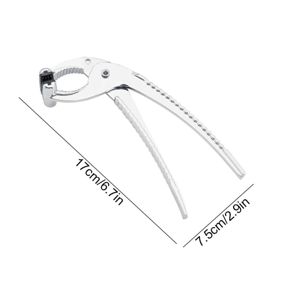 Non-Slip Handle Oven Clip Pliers Zinc Alloy Hot Pot Gripper Durable Oven Grip Grabber For Oven Use