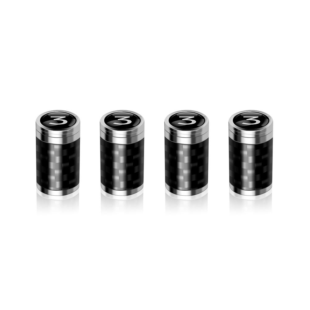 Car Wheel Tire Valve Caps Tyre Rim Stem Covers Airdust for Tesla Model 3 Model S Model X Model Y Roadster Invader Coil Mod WYE