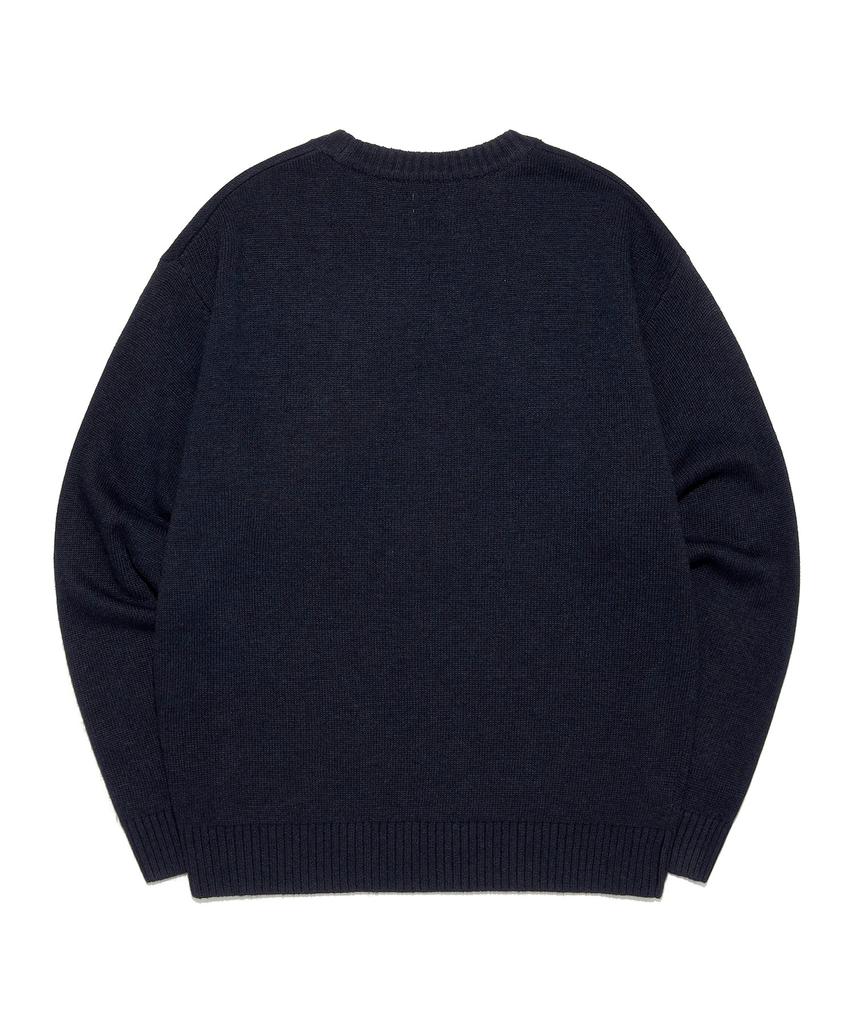 LEE Big Twitch Logo Knit Navy