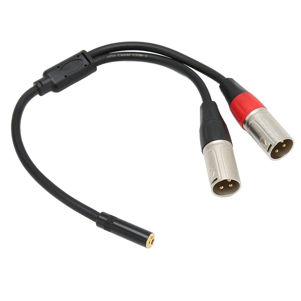 Удобный кабель-разветвитель Acogedor XLR Balanced Dual XLR Male to Female XLR Y 3,5 мм, 3,5 мм 1/8 дюйма 3-контактный