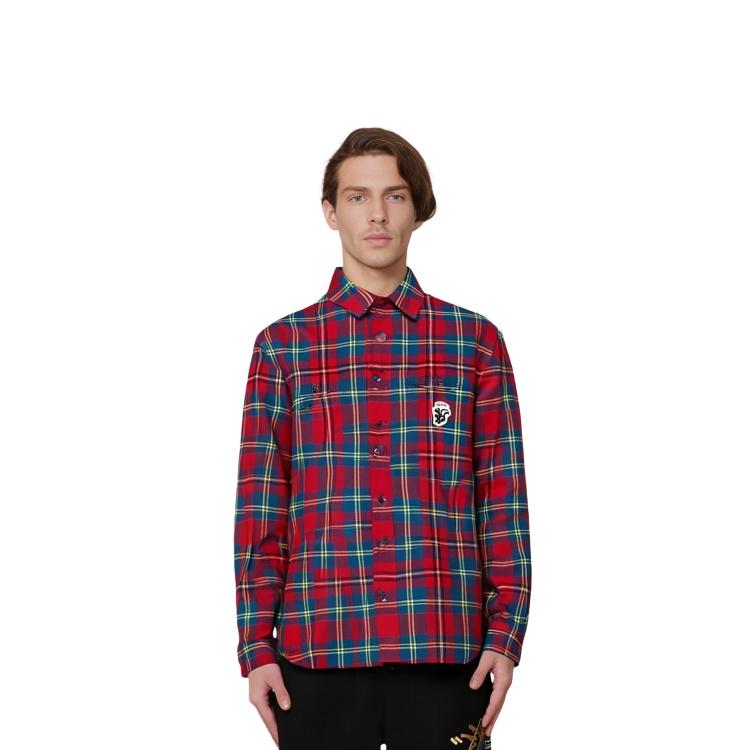Gucci Tartan Shirt With Skunk 'Red' Men's 720960-ZAK7U-6499