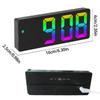 Temperature/Date Display Digital Alarm Clock 12/24H Format LED Digital Clock  Office