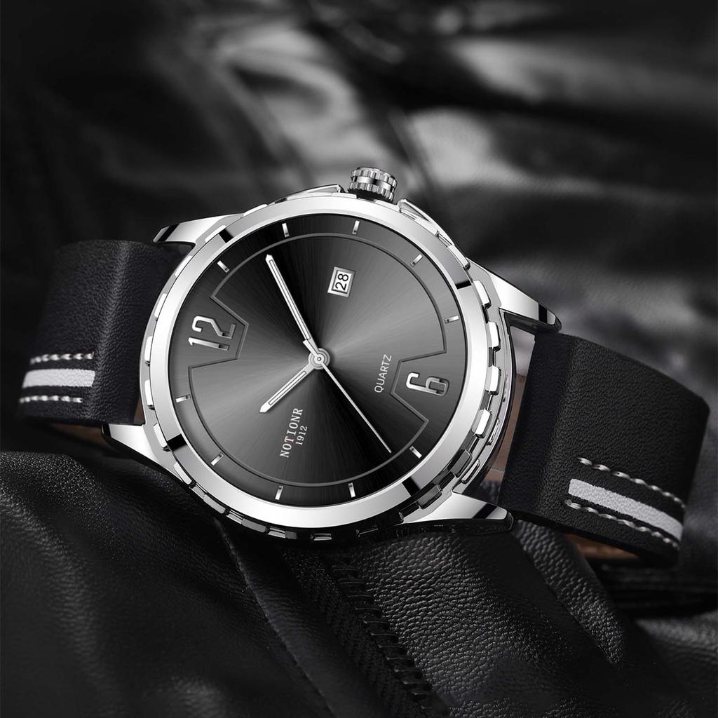 Минималистичные кварцевые часы мужские повседневные часы деловые часы часы с календарем мужские спортивные часы