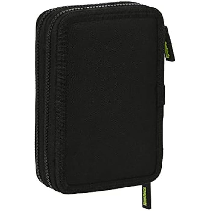 Plumier double petit 28 pcs - safta - real betis balompié - vert - bille - mixte