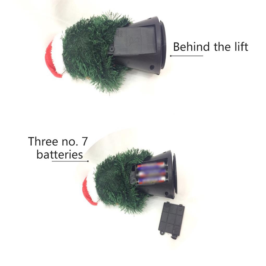 Электрическая елочная игрушка реквизит изысканный домашний праздничный декор интересные настольные игрушки на батарейках для танцев