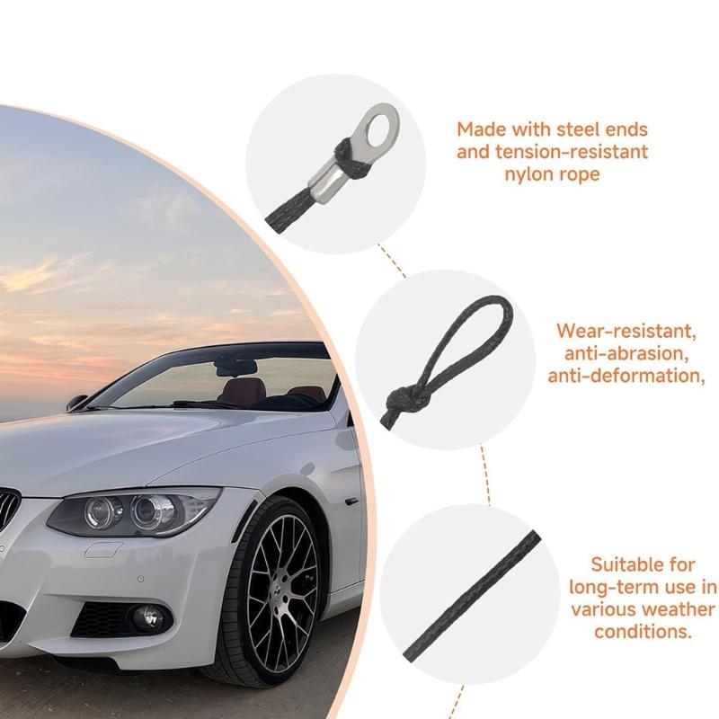 Натяжной трос для складной крыши автомобиля для E93 F33 F83 2005-2019 54377277475 Запасной натяжной шнур Автозапчасть