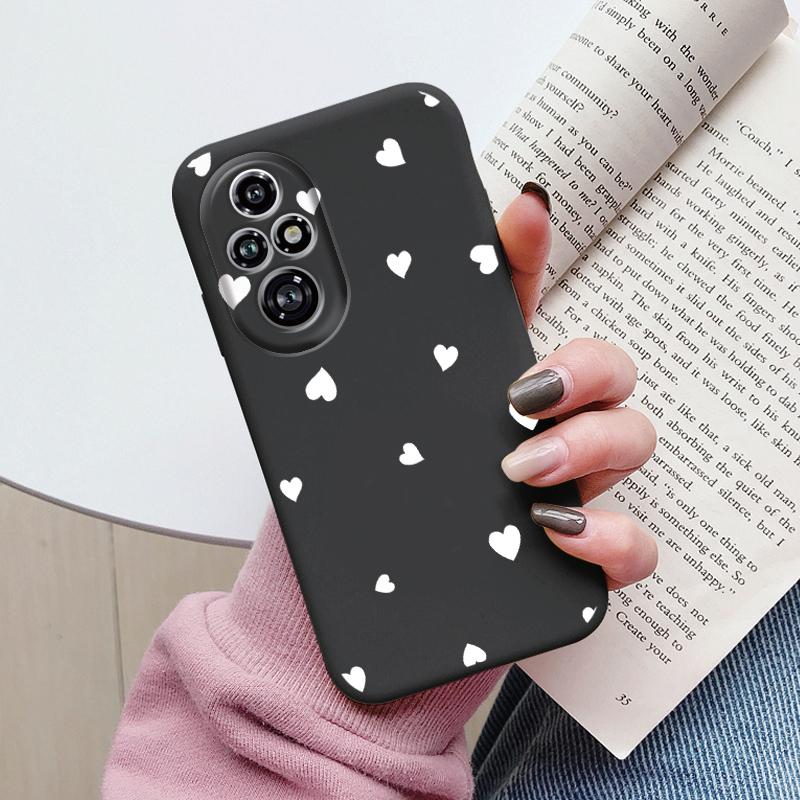 For Honor 200 Pro Case Phone Cover Popular Flower Lovely Cartoon Cat Soft Silicone TPU Funda For Honor 200Pro Protector Bumper