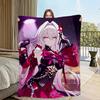 Honkai Impact 3rd Фланелевое теплое уютное мягкое плюшевое одеяло диван гостиная дом офис спальня дорожный подарок дом