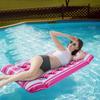 Inflatable Water Sleeping Bed PVC Floating Lounger Air Mattress Foldable Water Hammock Swimming Pool Air Mattress Pool Party Toy