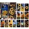 Чехол для телефона Sunflower Art для Xiaomi Redmi note 13 12 Pro 11S 11 10 Pro 10S 12S Redmi 10 9C 13C